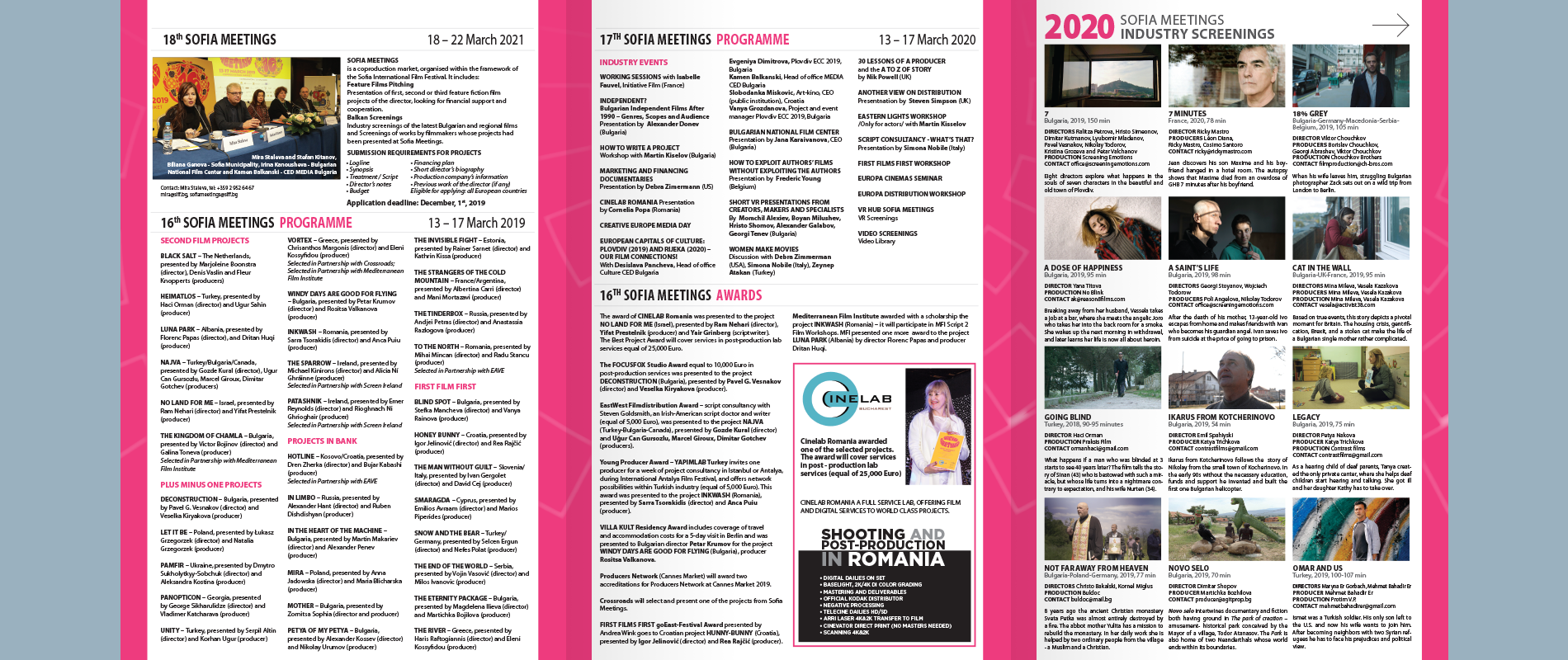 Sofia Meetings flyer for CAN